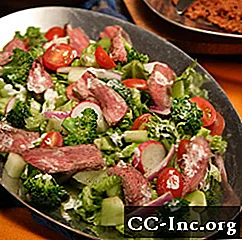 Salad Steak Strip New York