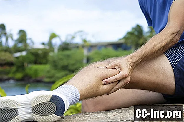 Kalvstam och muskelspasmer i benet